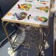 Wrought iron decorative table