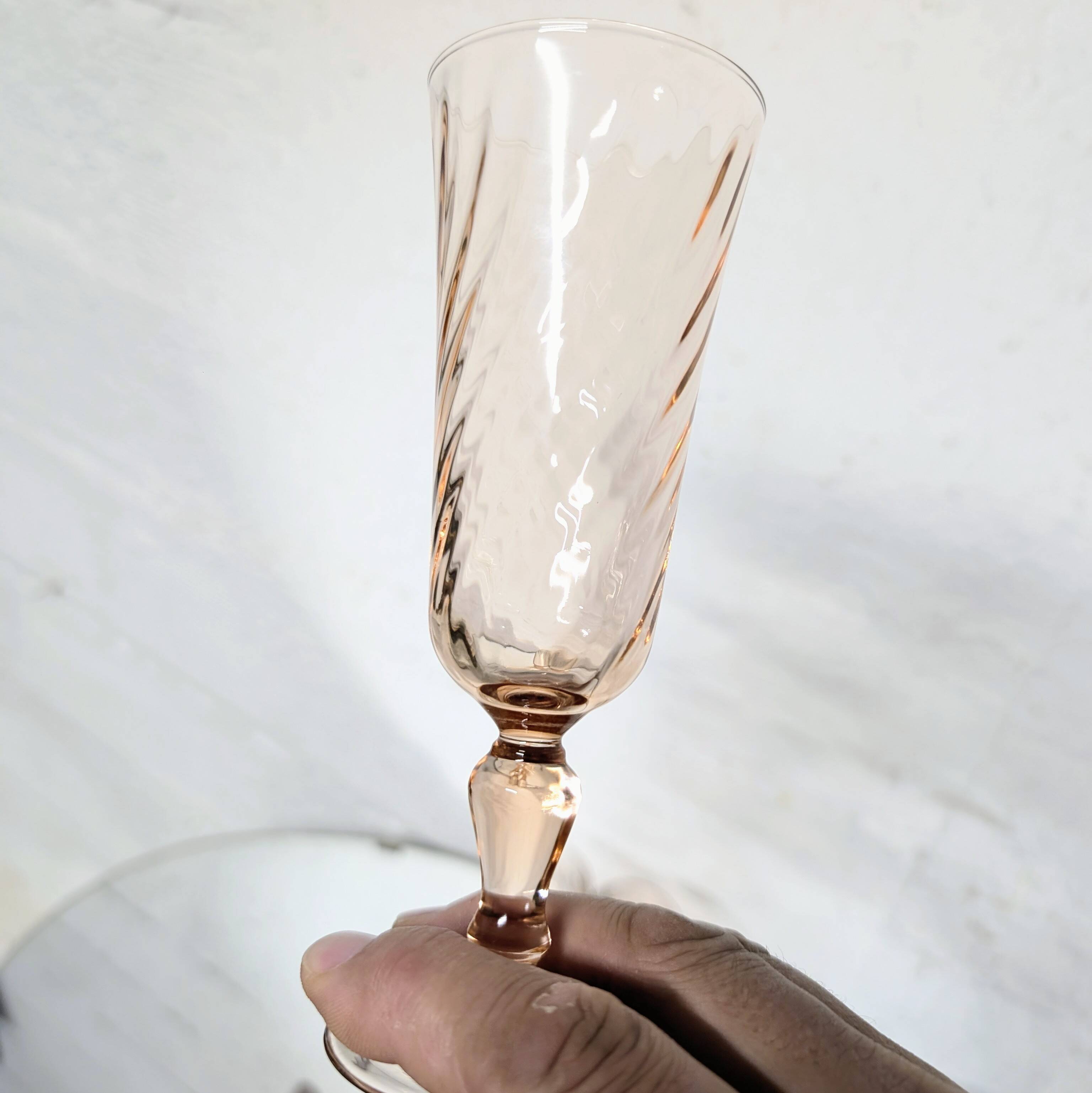 6 Rosaline champagne flutes