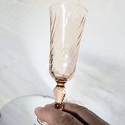 6 Rosaline champagne flutes