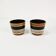 A pair of ceramic flower pots with covers, Scheurich, Germany, 1960s.