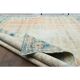 1970s Vintage Turkish Oushak Handmade Wool Cotton Orange Area Rug  193x302