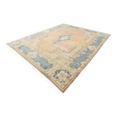 Tapis persan extra large rouge pâle et bleu, 300x368 cm