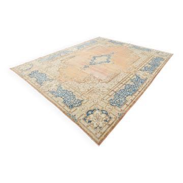 Tapis persan extra large rouge pâle et bleu, 300x368 cm