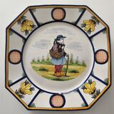 2 Henriot Quimper plates