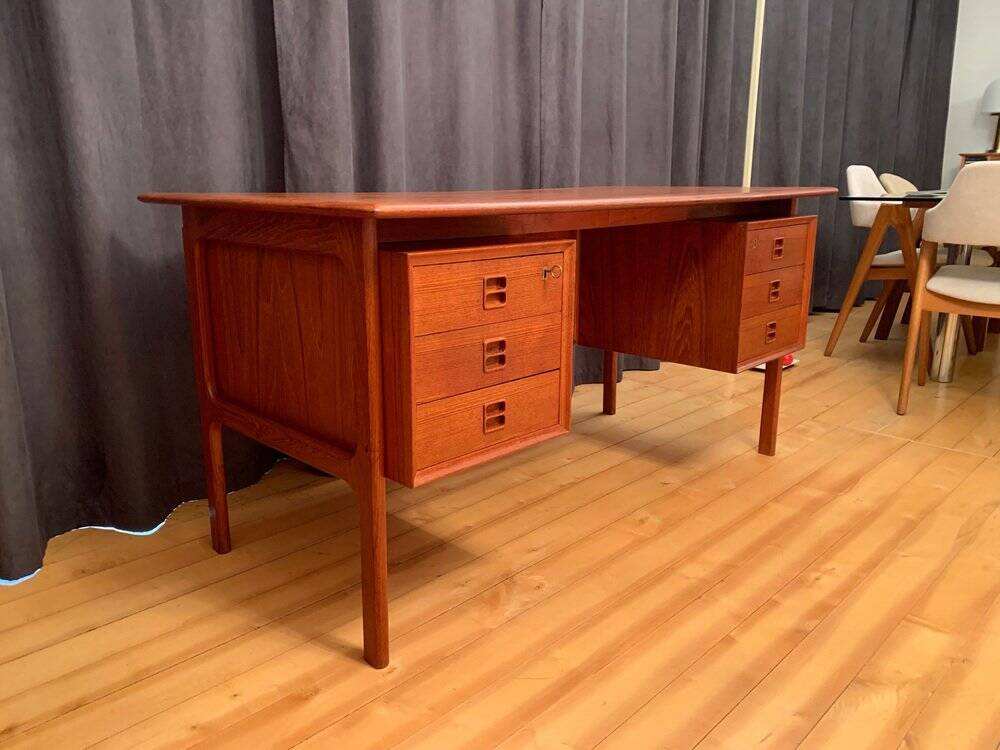 Double-sided desk attributed to Arne Vodder from Brouer Møbelfabrik, Denmark, 1960s