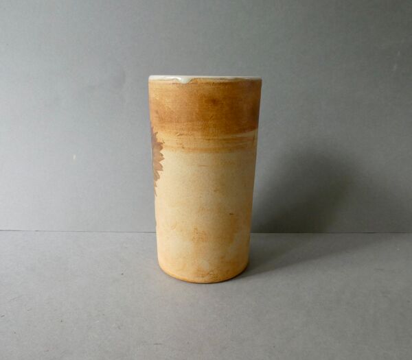 Vase rouleau poterie la Colombe, années 70