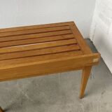 1950s oak luggage rack