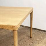 Mid-Century Modern Extendable Dining Table in Oak Wood by H.W. Klein for Bramin, 1960