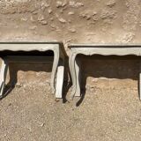 Louis XV style console with patina