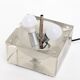 Alessandro Mendini “Cubosfera” Table Lamp Metal Crome Glass 1968 Italy