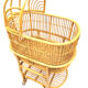 Berceau en rotin vintage pour bébé