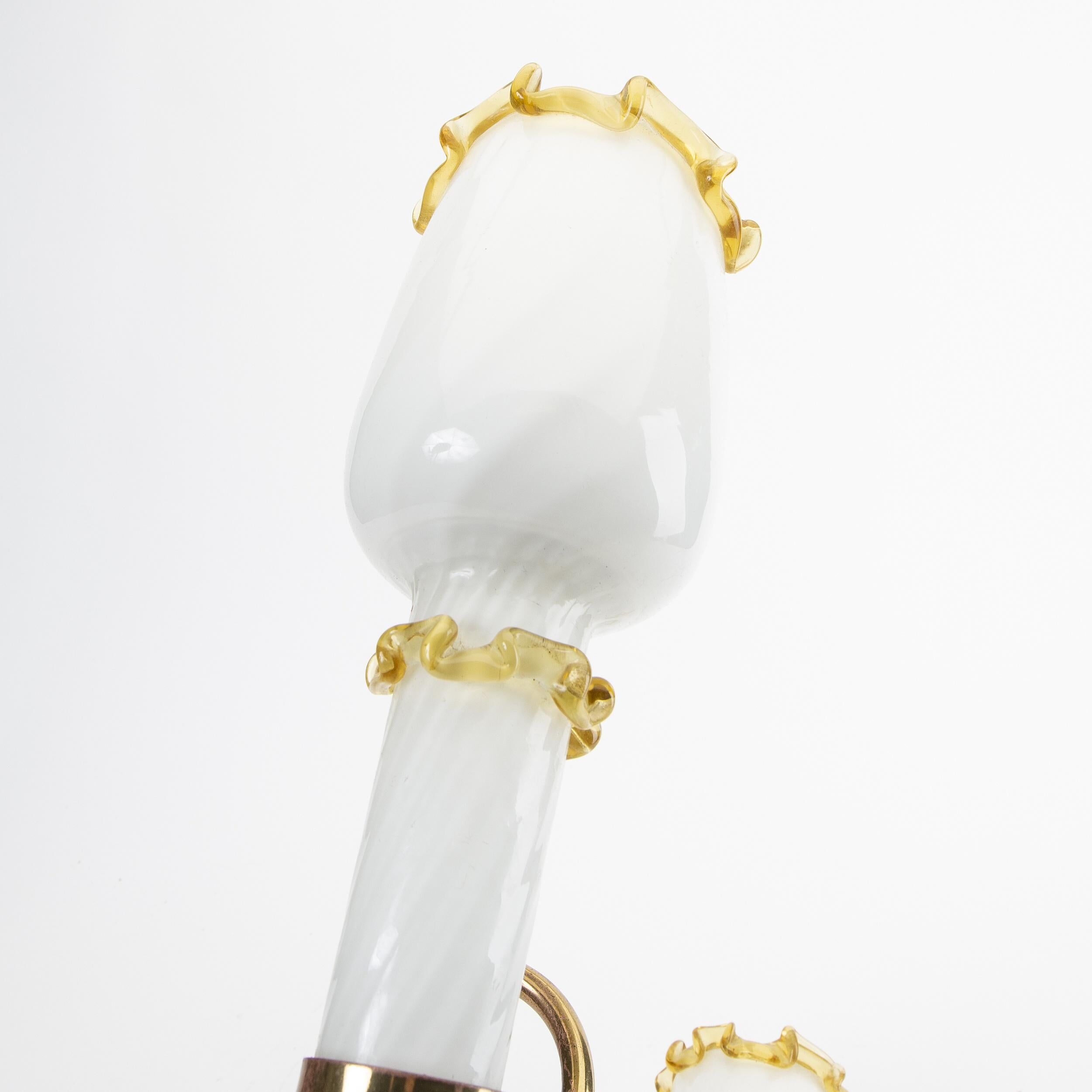 Pair of Murano wall lights Italy 1940