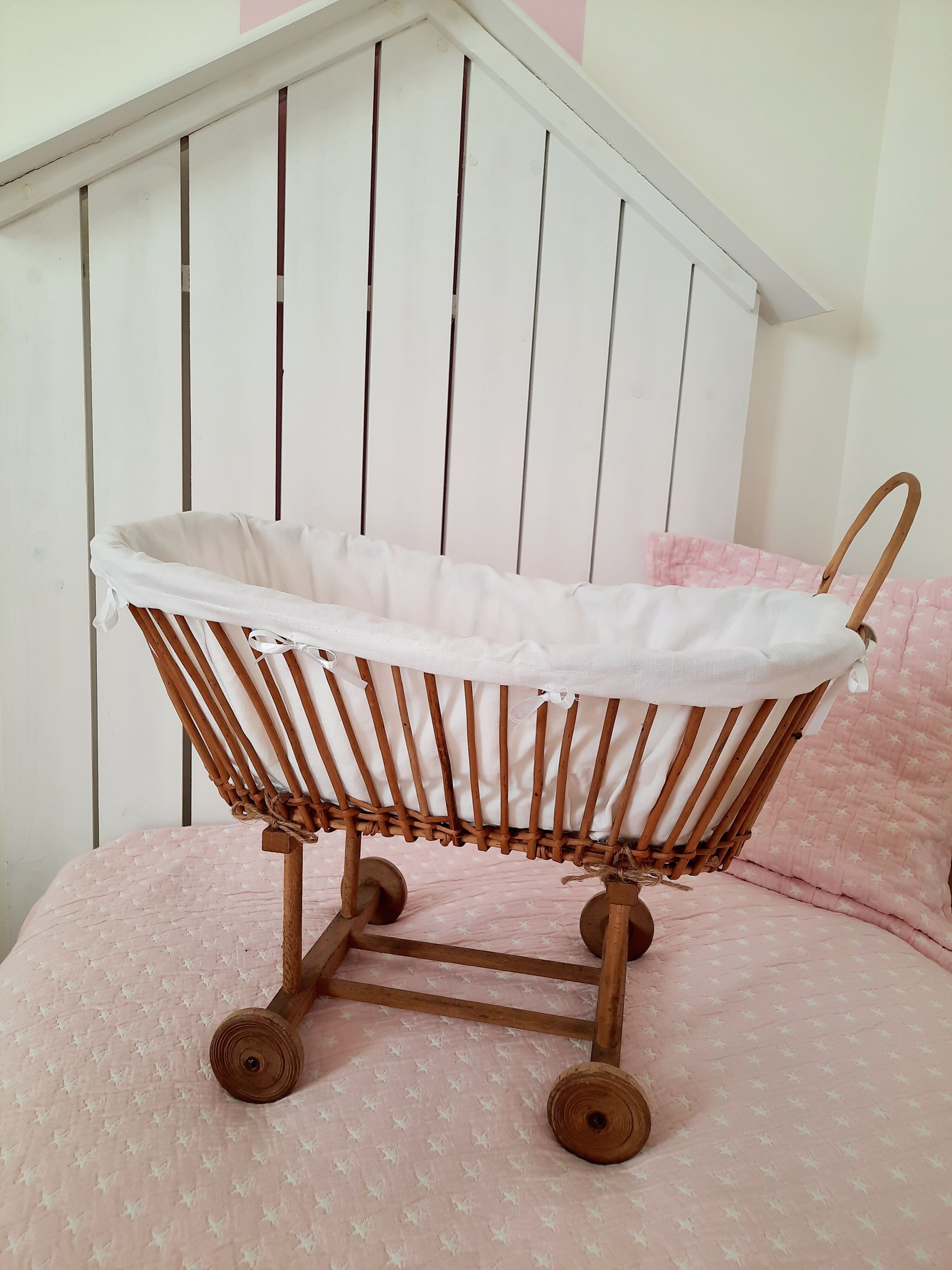 Antique doll cradle