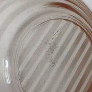Sucrier en verre rose
