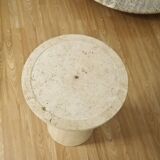 Italian Travertine Dining Table 1970s