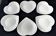 6 Assiettes à dessert Limoges Ph. Deshoulières  Modèle California