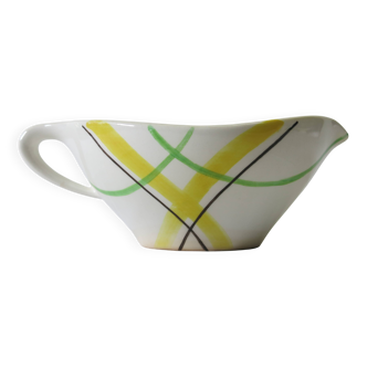 Saucière de chez Gien modèle " Sarabande" années 50-60 en bon état