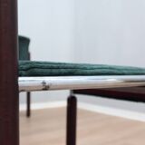Vintage chrome and wood tubular chairs 1970s