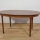 Mid-Century Oval Extendable Teak Dining Table from McIntosh, 1960s
