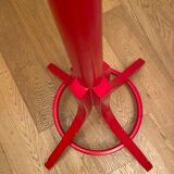Red Baumann parrot coat rack