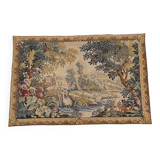 Tenture murale vintage de style Aubusson par Jules Pansu, années 1970/80
