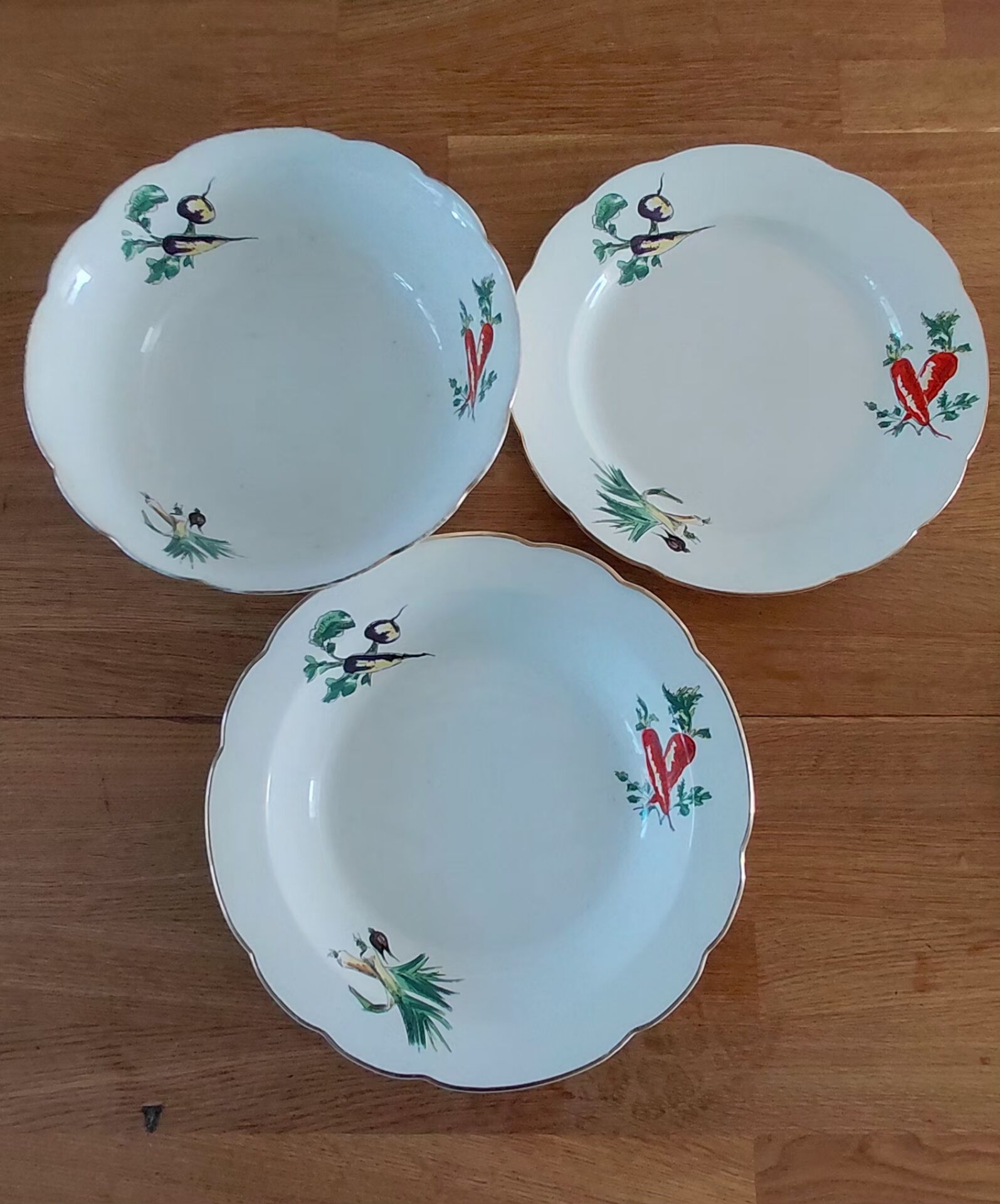 Gien table service dish set
