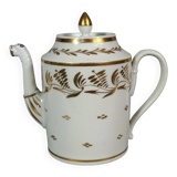 Antique coffee service: jug + 2 cups, old Paris porcelain, 19th century C657