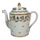 Antique coffee service: jug + 2 cups, old Paris porcelain, 19th century C657