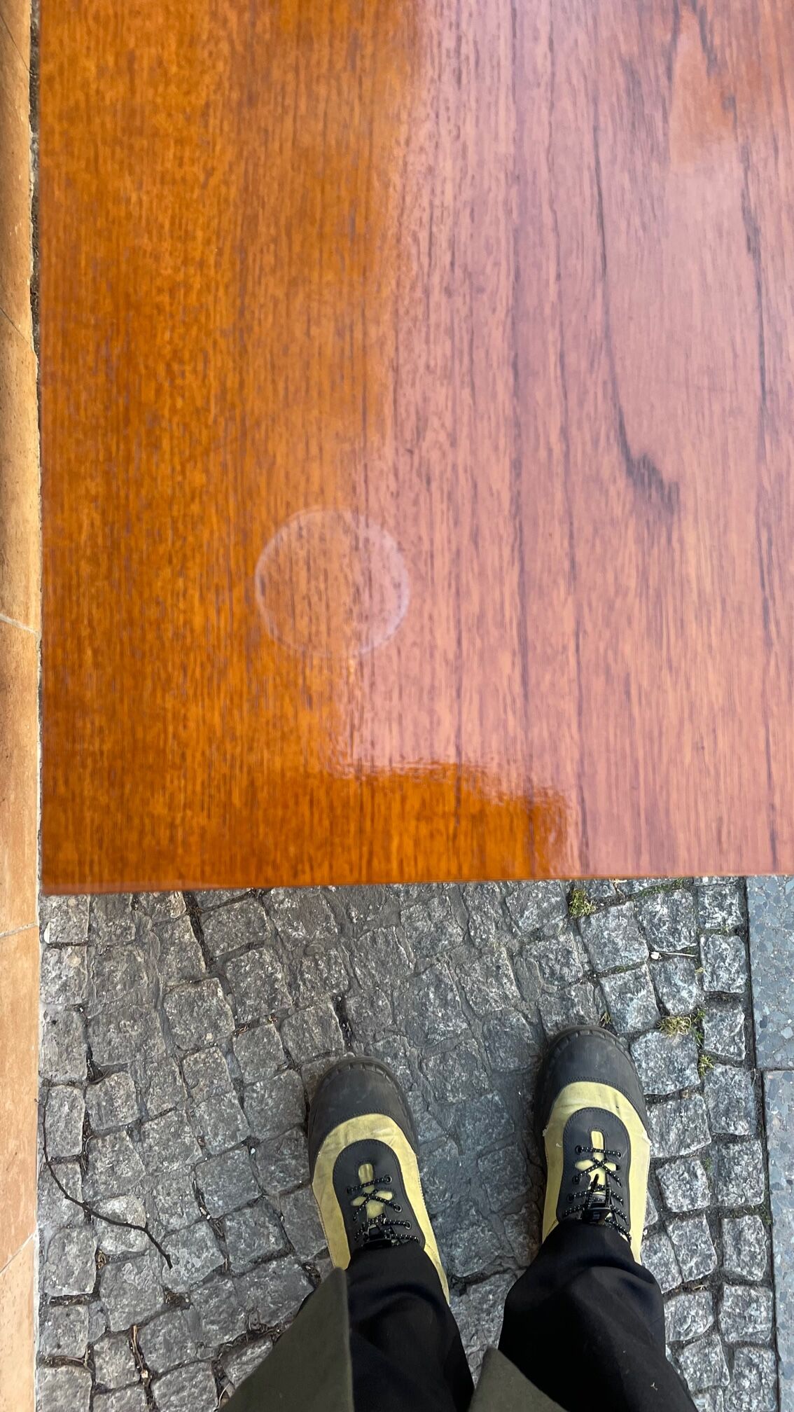 Atypical teak row from the 60s