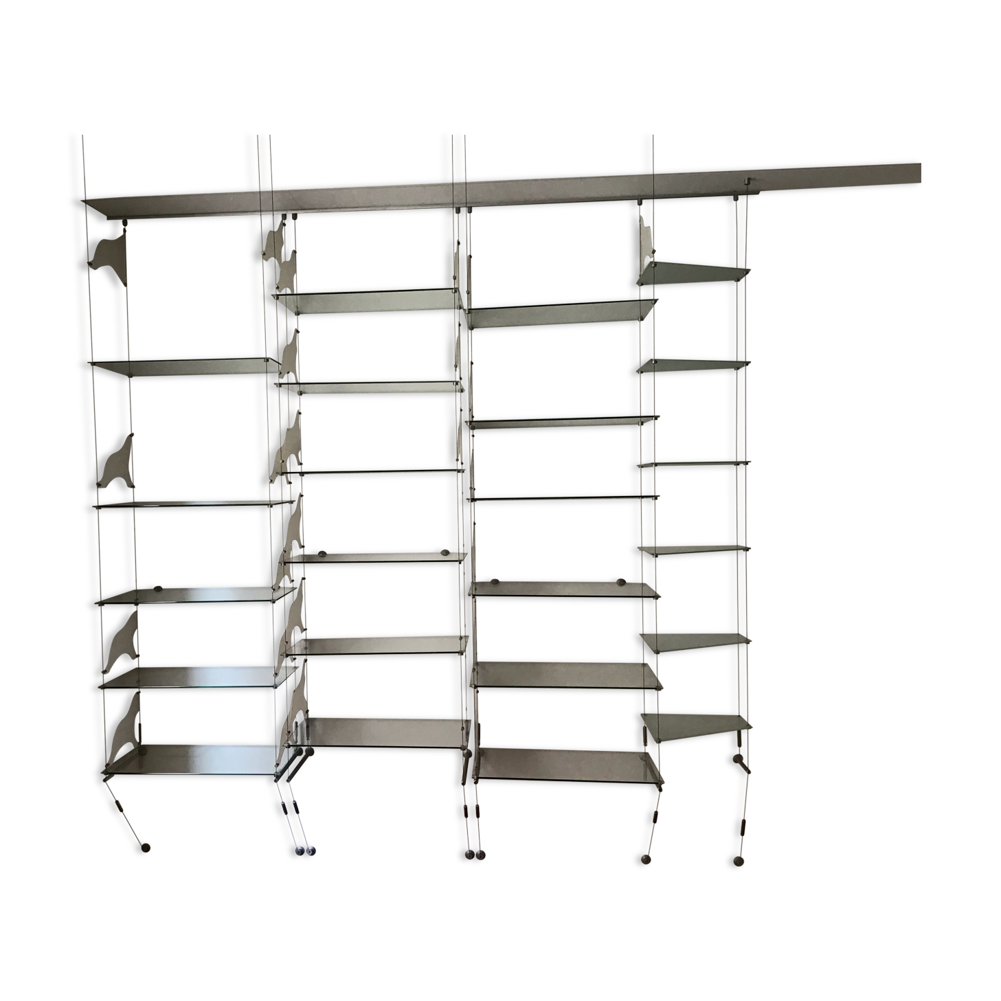 Glass bookcase