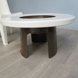 Vintage Gilac table and chair from the 70s