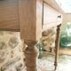 Coiffeuse Vintage en bois, entièrement restaurée