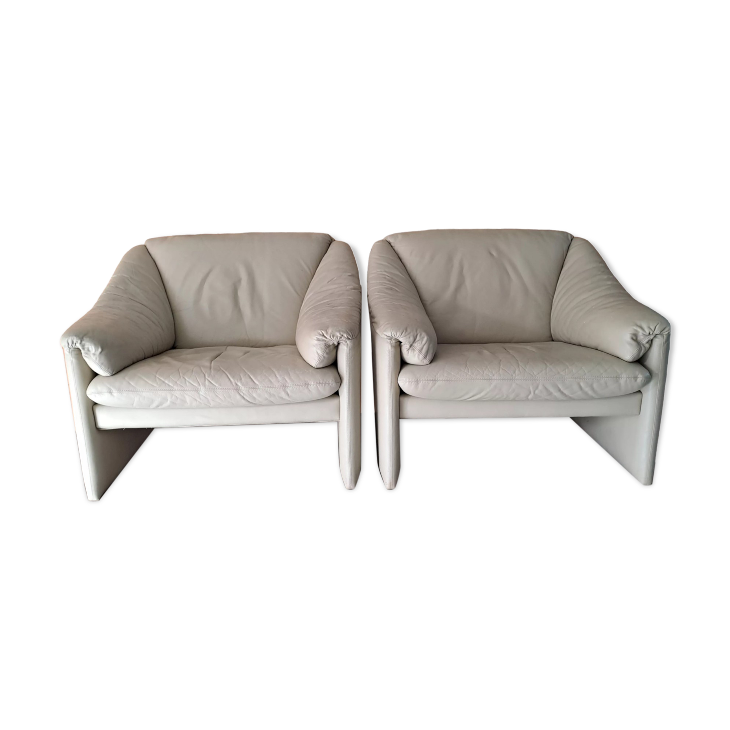 Pair of Leolux design armchairs