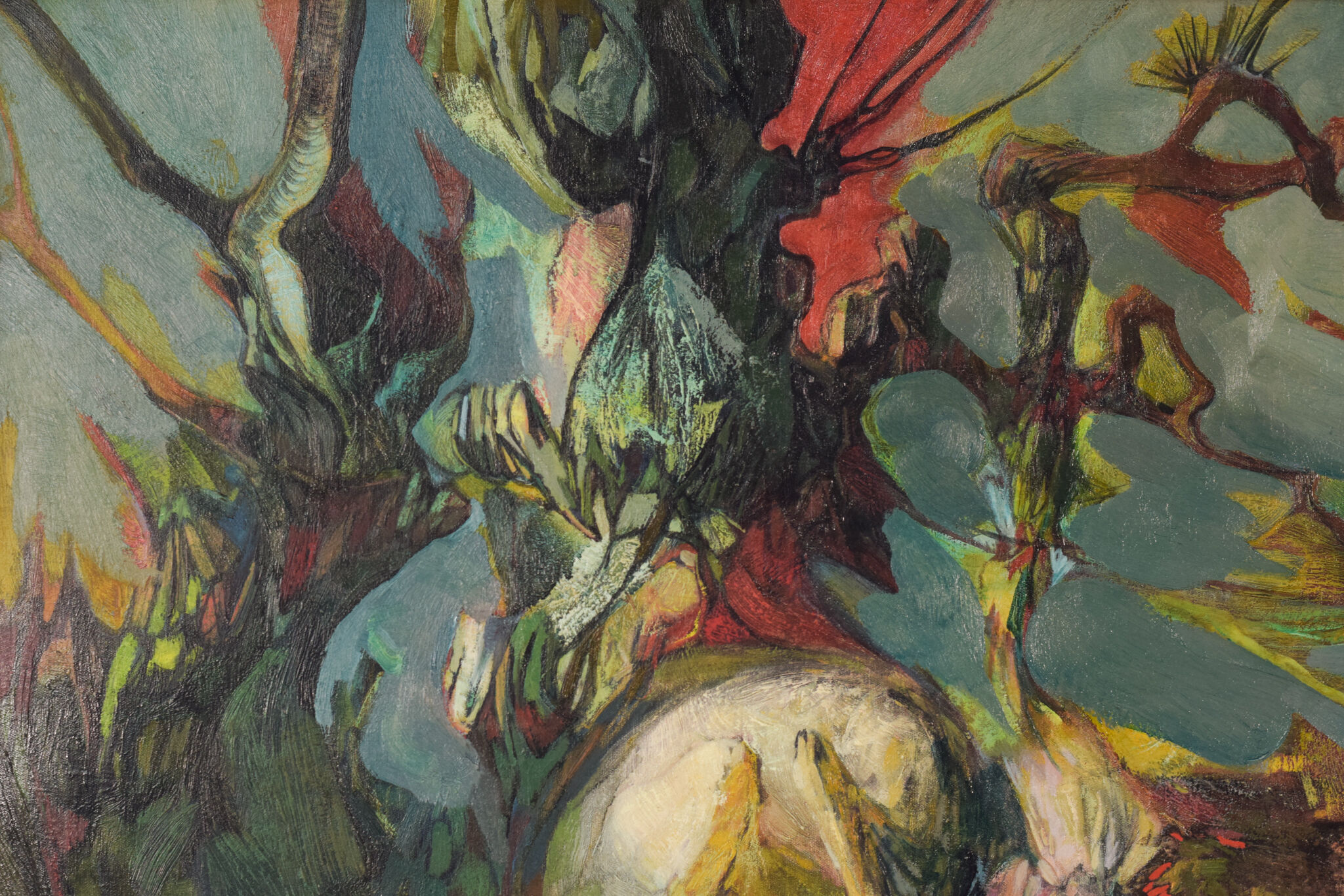 Oil on canvas influence of martin brothers