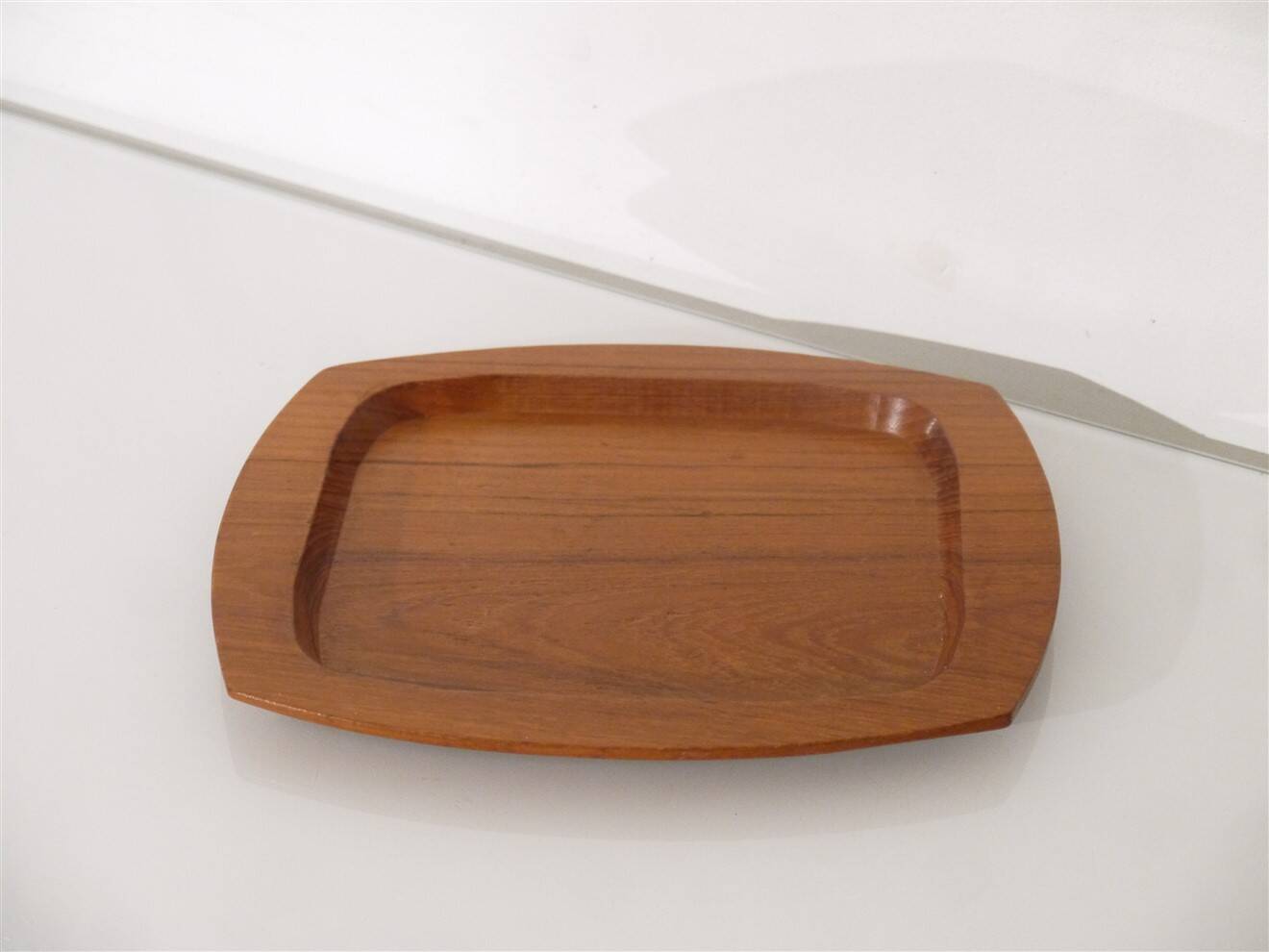 Scandinavian teak pocket tray 1960