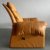 Set of 2 chairs P60 with ottoman by Vittorio Introini for Saporiti 1960