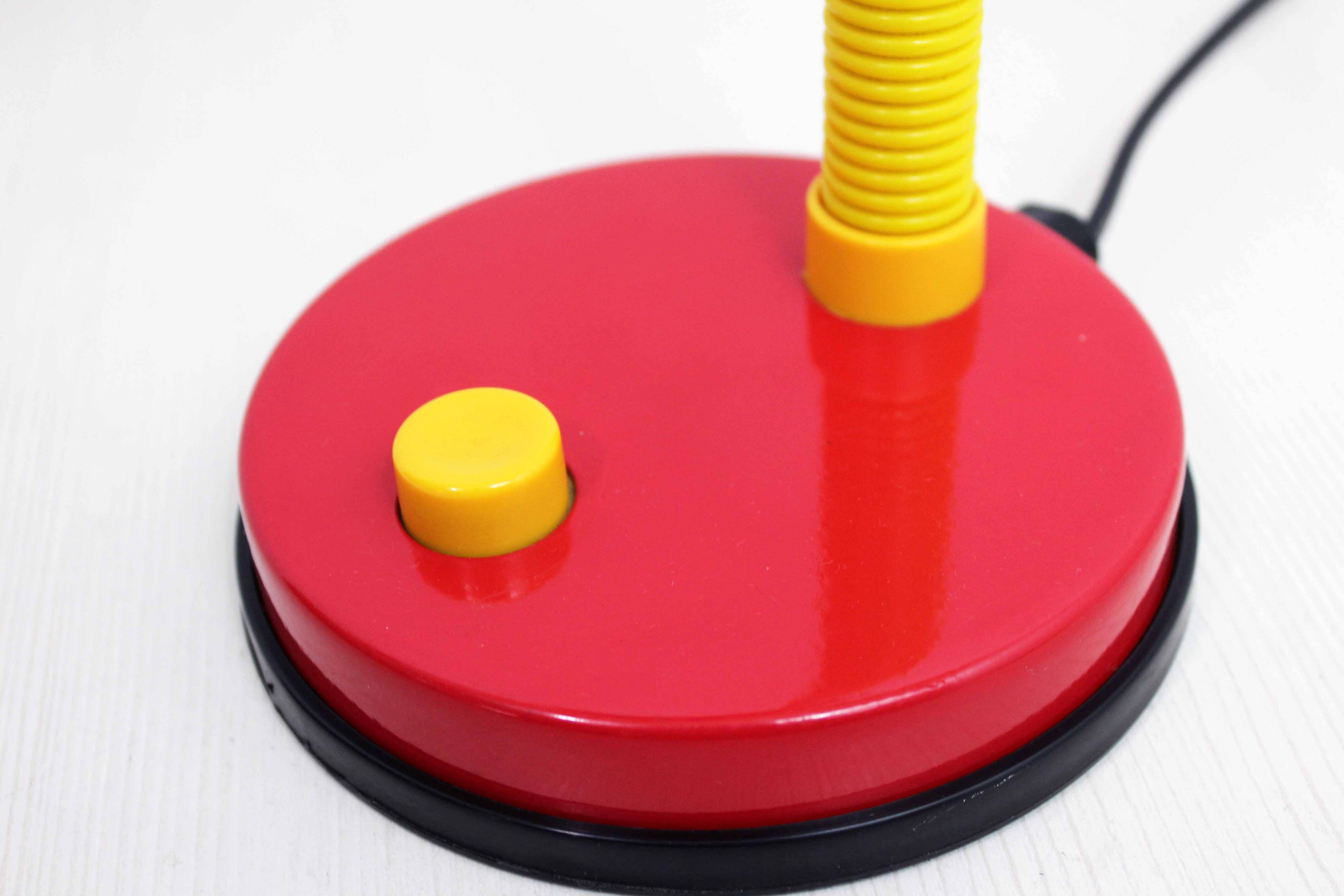 Lampe de bureau multicolore 1980