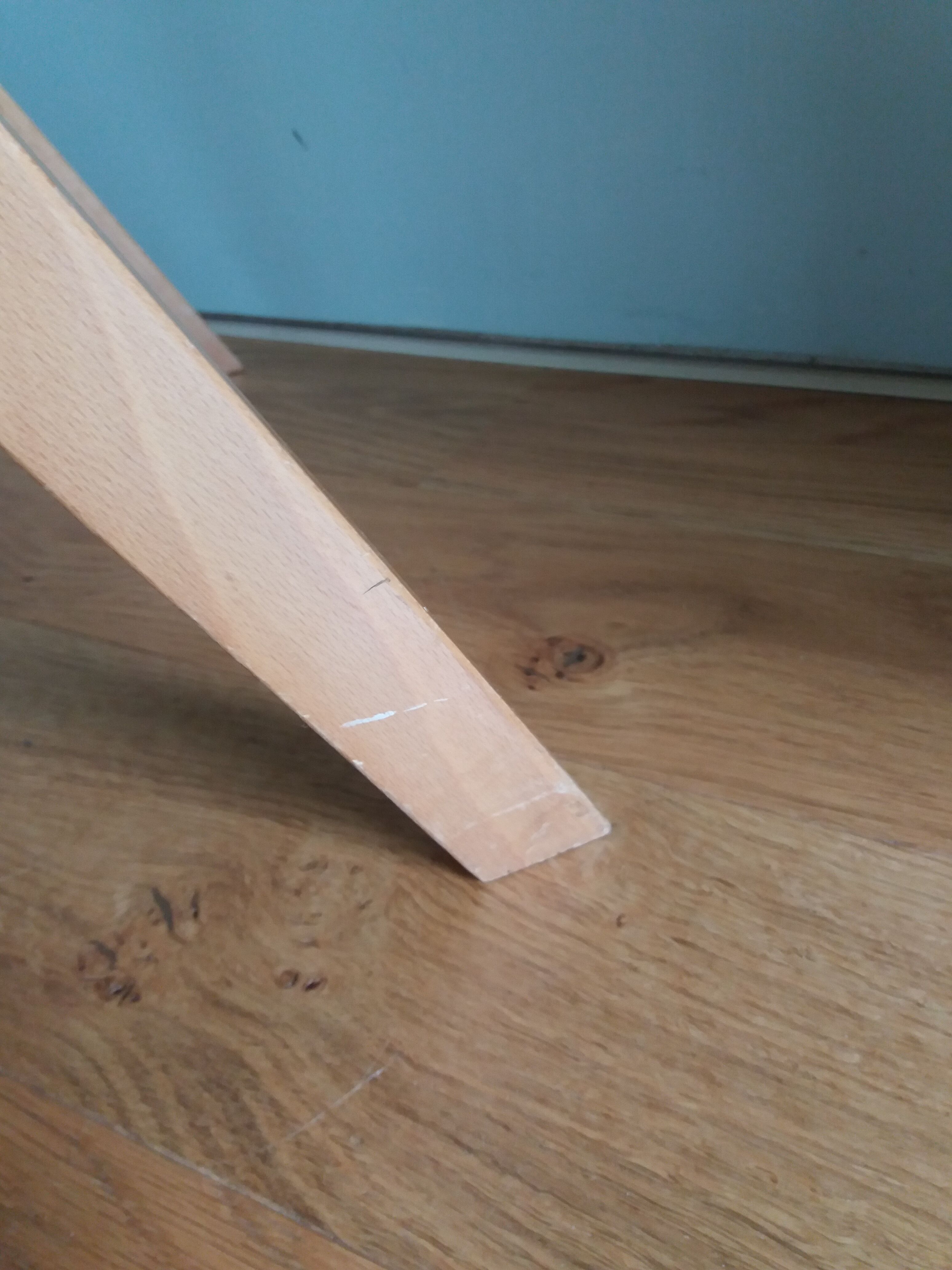 Wooden folding chair