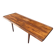 Vintage teak coffee table with a reversible top.