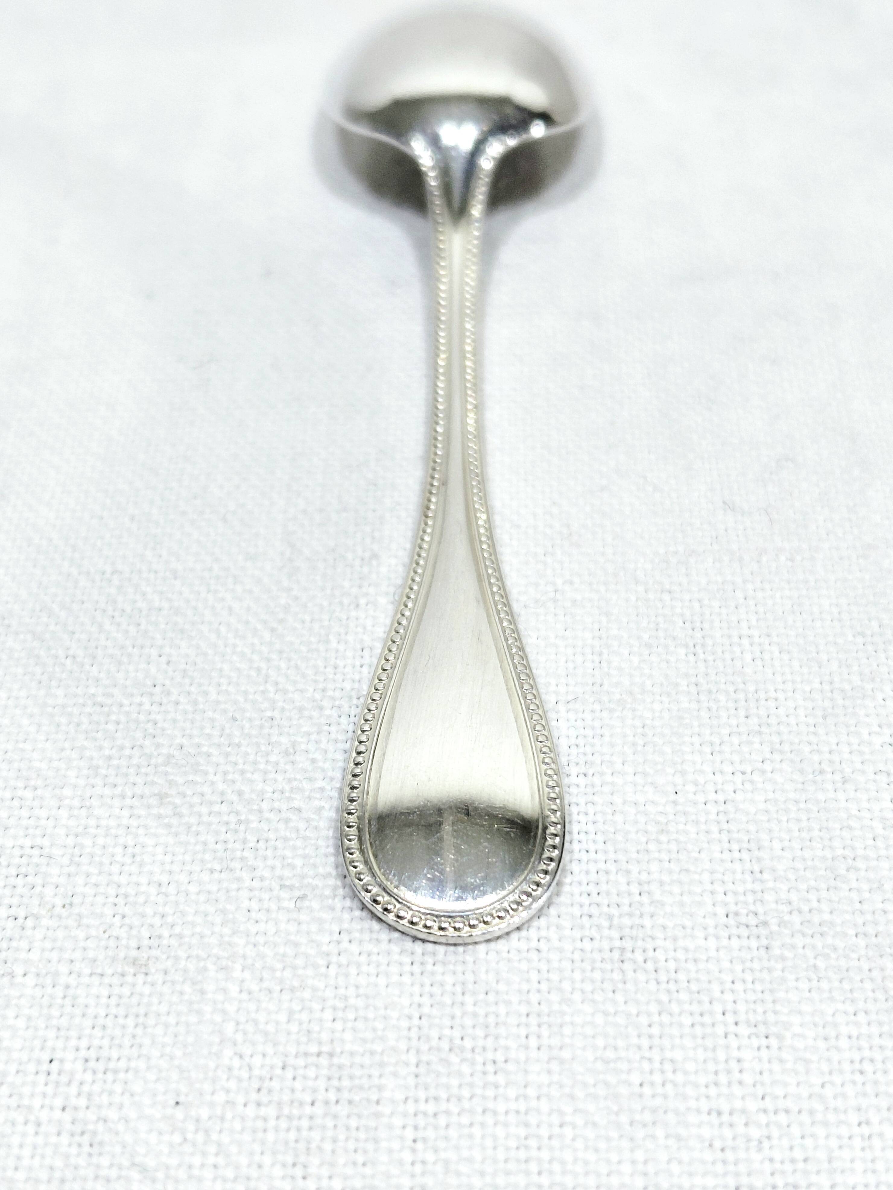 Christofle - 12 Moka spoons Pearls
