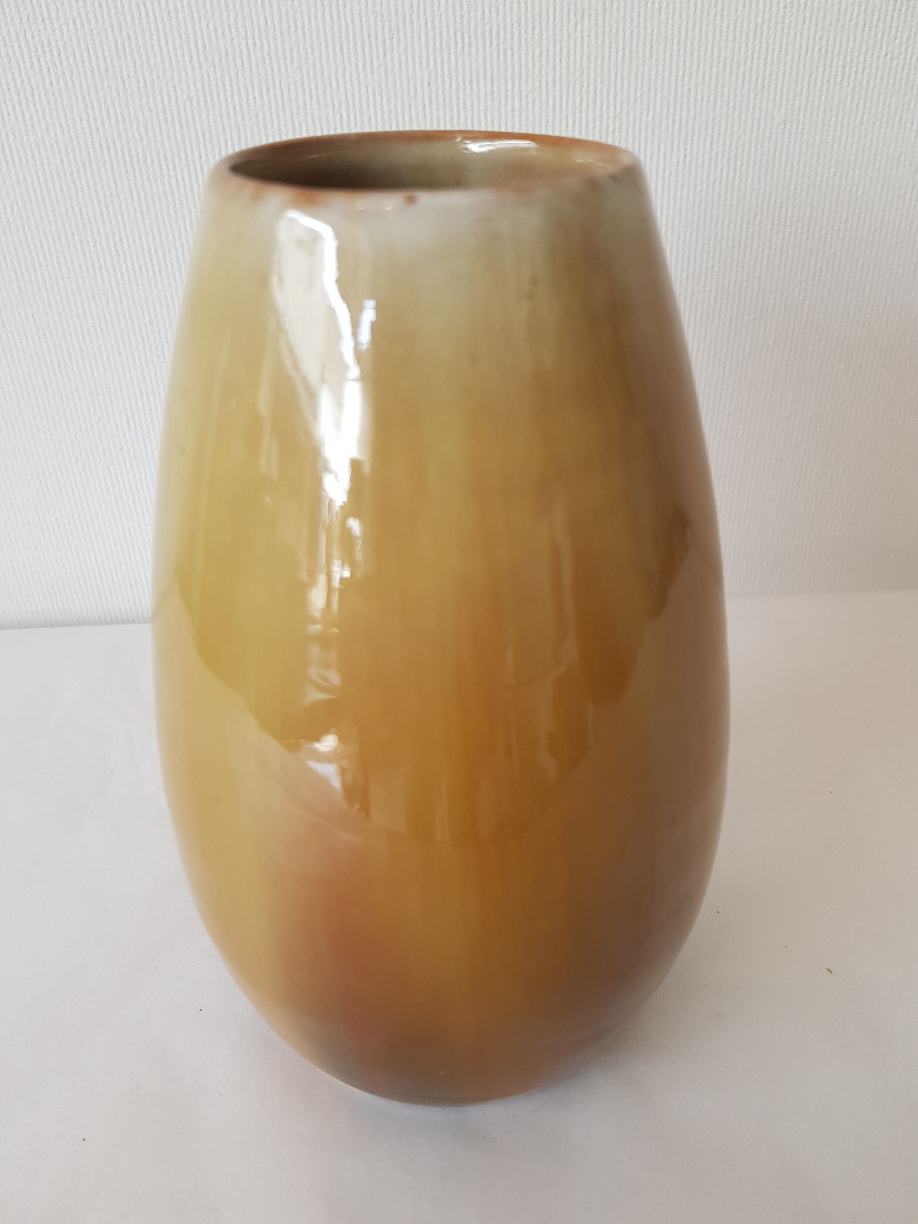 Clement Massier vase late nineteenth enamelled ceramic