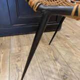 Raoul Guys rattan and iron chair