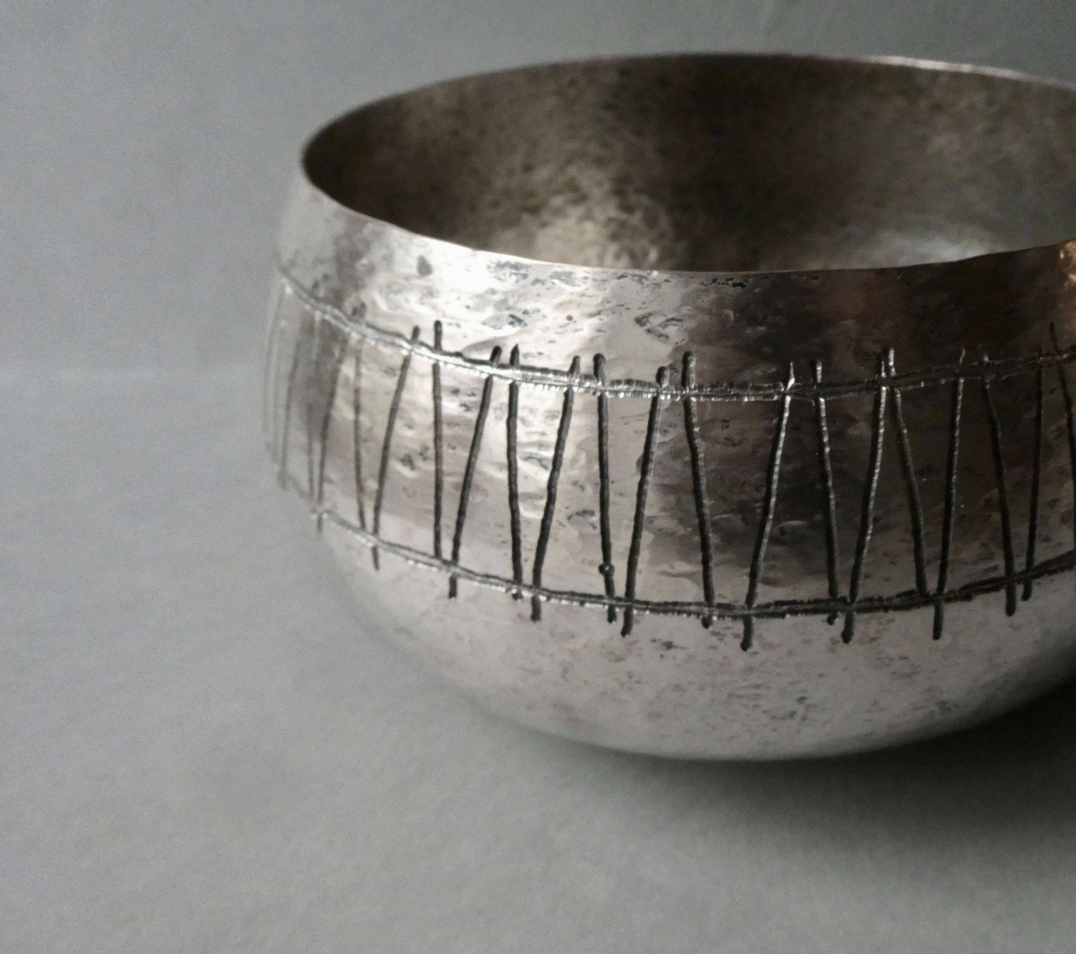 Silver metal pocket tray, signed Cavallini, 1960s