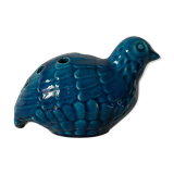 Vase pique flower ceramic design blue bird