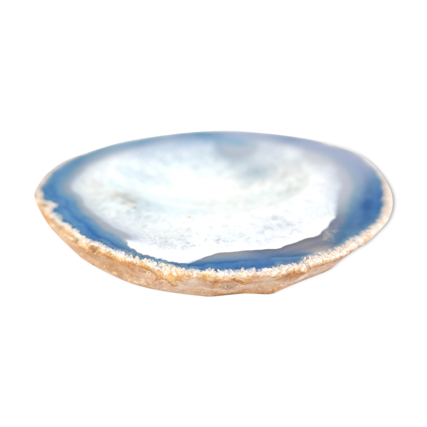 Empty Pocket blue agate cup, early 1970s
