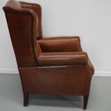 Vintage Dutch Cognac Colored Leather Vintage Dutch Cognac Colored Leather Club ChairClub Chair