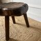 Brutalist tripod stool