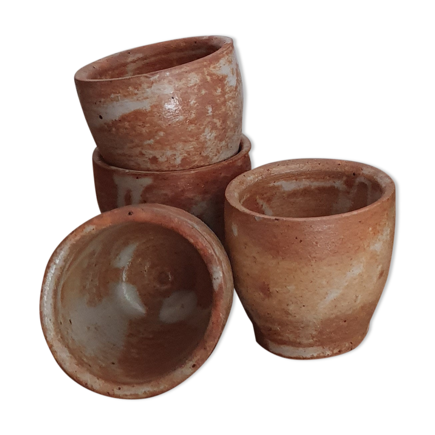 4 sandstone coquetiers