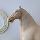 Large Tang-style horse in crackled ceramic 40 cm