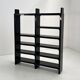 Modular black shelf by Olaf Von Bohr for Kartell, 1970